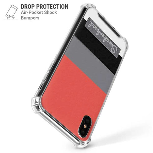 Sneakerhead Stripes iPhone XS Max Clear Case